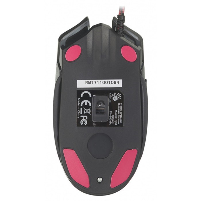 Мышь A4Tech Bloody Q80 черный оптическая (6200dpi) USB (8but) - фото 51416455 Мышь A4Tech Bloody Q80 черный оптическая (6200dpi) USB (8but) - фото 51416455