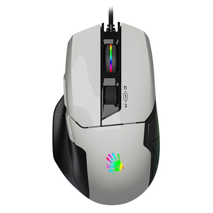 Мышь A4Tech Bloody W70 Max белый/черный оптическая (10000dpi) USB (10but) - фото 51416508 Мышь A4Tech Bloody W70 Max белый/черный оптическая (10000dpi) USB (10but) - фото 51416508