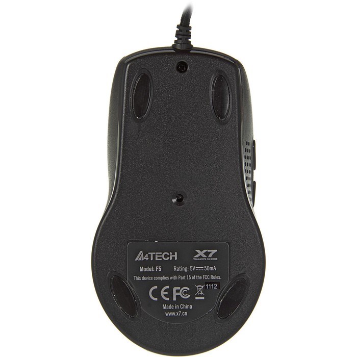 Мышь A4Tech V-Track F5 черный/рисунок оптическая (3000dpi) USB (6but) - фото 51416581 Мышь A4Tech V-Track F5 черный/рисунок оптическая (3000dpi) USB (6but) - фото 51416581