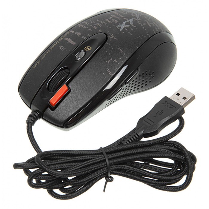 Мышь A4Tech V-Track F5 черный/рисунок оптическая (3000dpi) USB (6but) - фото 51416586 Мышь A4Tech V-Track F5 черный/рисунок оптическая (3000dpi) USB (6but) - фото 51416586