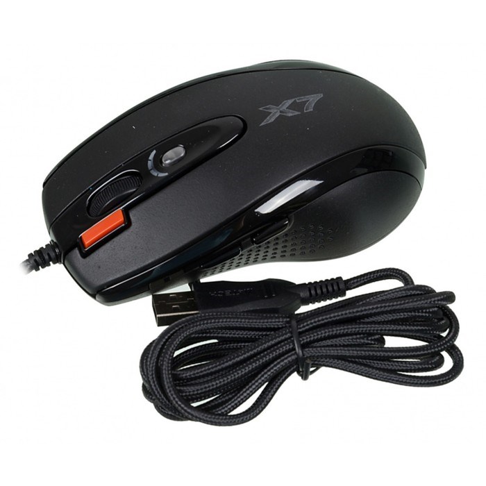 Мышь A4Tech XL-750BK черный лазерная (3600dpi) USB2.0 (6but) - фото 51416622 Мышь A4Tech XL-750BK черный лазерная (3600dpi) USB2.0 (6but) - фото 51416622