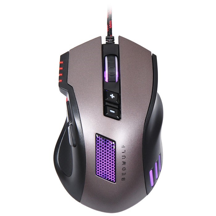 Мышь Оклик 805G V2 BEOWULF черный/серебристый оптическая (3200dpi) USB (8but) - фото 51416739 Мышь Оклик 805G V2 BEOWULF черный/серебристый оптическая (3200dpi) USB (8but) - фото 51416739