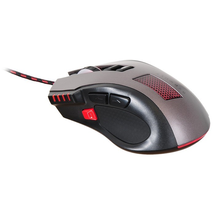 Мышь Оклик 805G V2 BEOWULF черный/серебристый оптическая (3200dpi) USB (8but) - фото 51416744 Мышь Оклик 805G V2 BEOWULF черный/серебристый оптическая (3200dpi) USB (8but) - фото 51416744