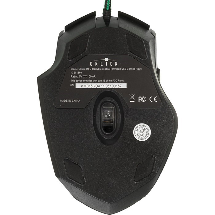 Мышь Оклик 815G INFERNO черный оптическая (2400dpi) USB (6but) - фото 51416765 Мышь Оклик 815G INFERNO черный оптическая (2400dpi) USB (6but) - фото 51416765