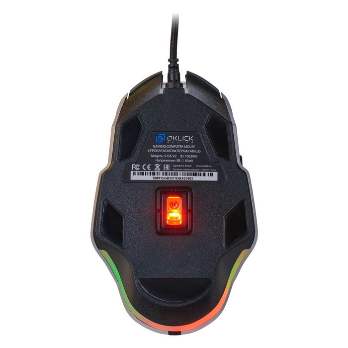 Мышь Оклик 915G HELLWISH V2 черный/серый оптическая (4800dpi) USB (6but) - фото 51416812 Мышь Оклик 915G HELLWISH V2 черный/серый оптическая (4800dpi) USB (6but) - фото 51416812