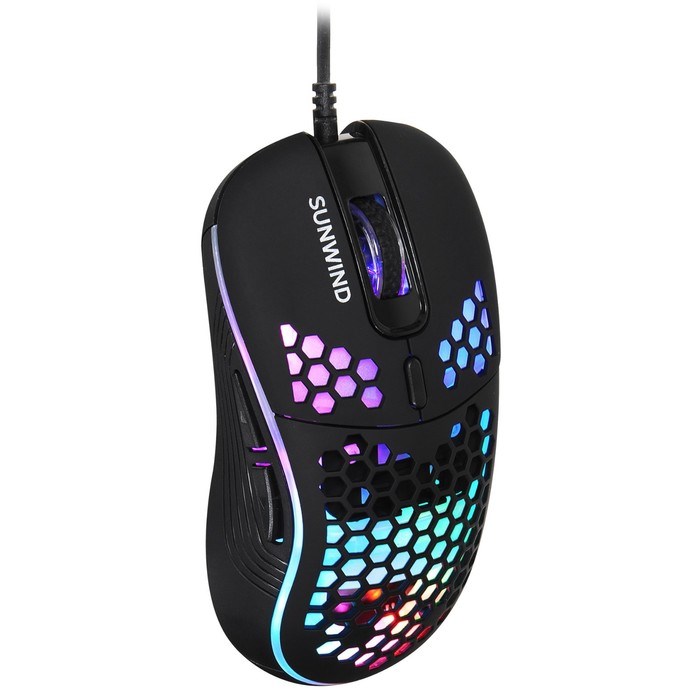 Мышь SunWind SW-M800G черный оптическая (3200dpi) USB для ноутбука (6but) - фото 51416861 Мышь SunWind SW-M800G черный оптическая (3200dpi) USB для ноутбука (6but) - фото 51416861