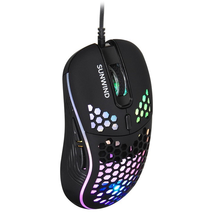 Мышь SunWind SW-M800G черный оптическая (3200dpi) USB для ноутбука (6but) - фото 51416862 Мышь SunWind SW-M800G черный оптическая (3200dpi) USB для ноутбука (6but) - фото 51416862