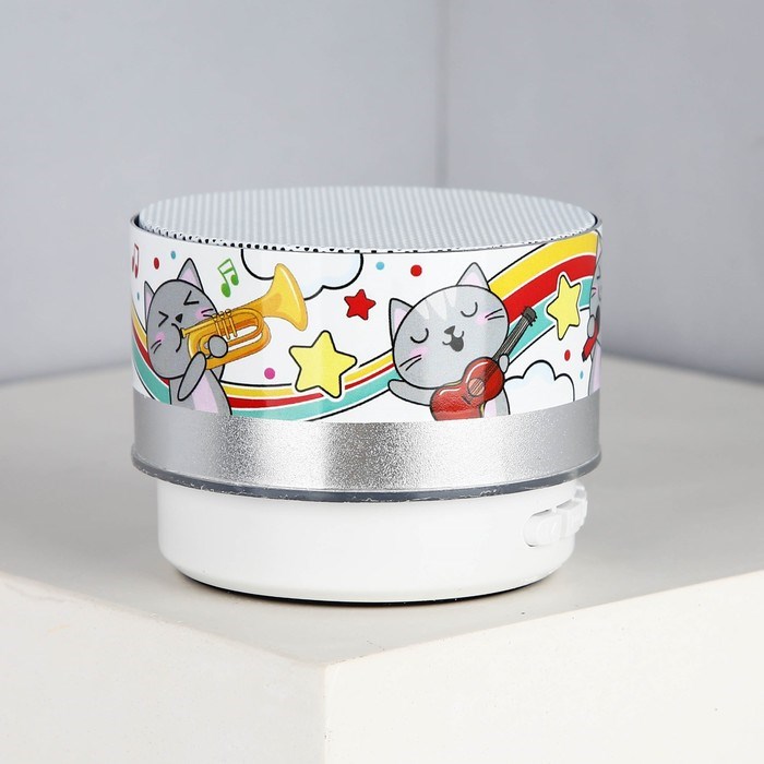Портативная колонка "Котики", модель PS-02, 4,9 х 7 см - фото 51416887 Портативная колонка "Котики", модель PS-02, 4,9 х 7 см - фото 51416887