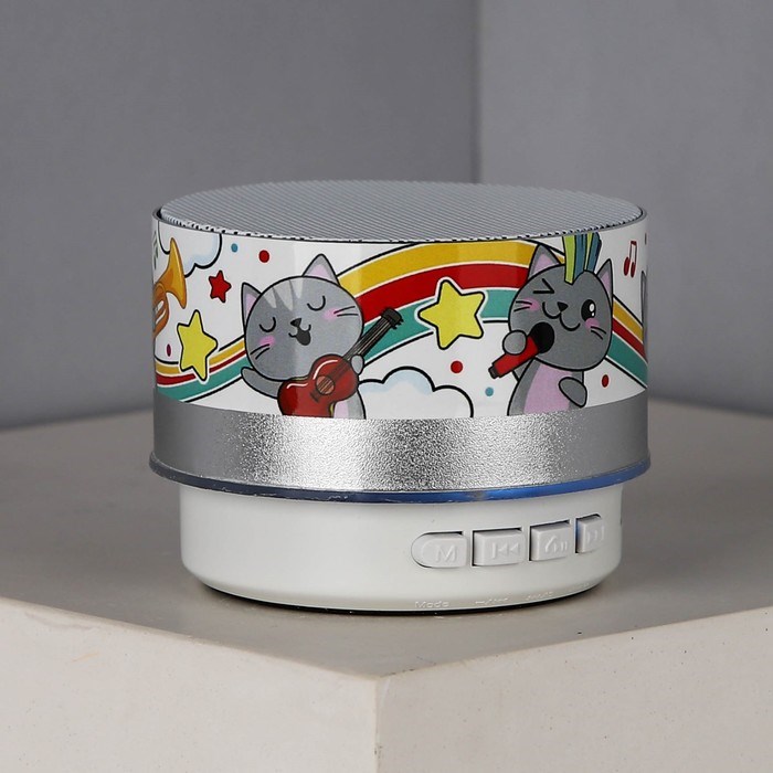 Портативная колонка "Котики", модель PS-02, 4,9 х 7 см - фото 51416889 Портативная колонка "Котики", модель PS-02, 4,9 х 7 см - фото 51416889