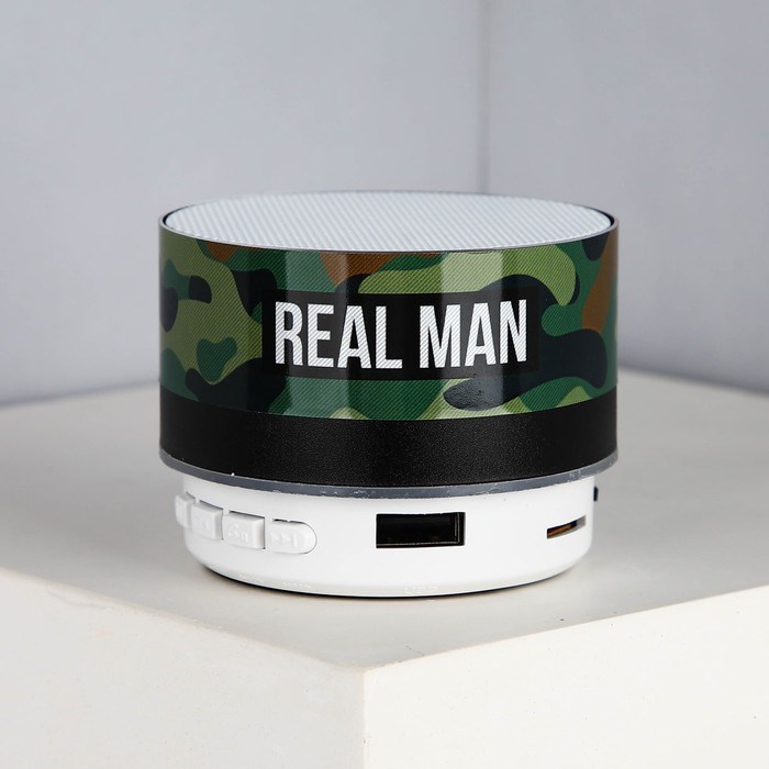 Портативная колонка Real man, модель PS-03, 4.9×7 см - фото 51416893
