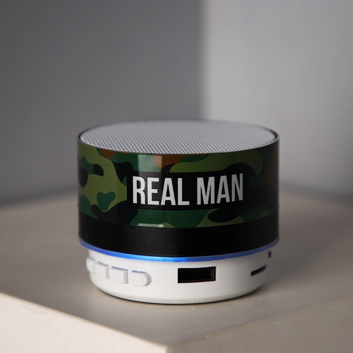 Портативная колонка Real man, модель PS-03, 4.9×7 см - фото 51416895
