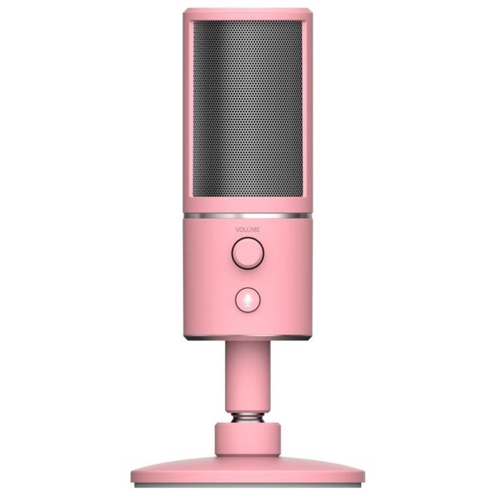 Микрофон проводной Razer Seiren X Quartz 2м розовый - фото 51416962 Микрофон проводной Razer Seiren X Quartz 2м розовый - фото 51416962