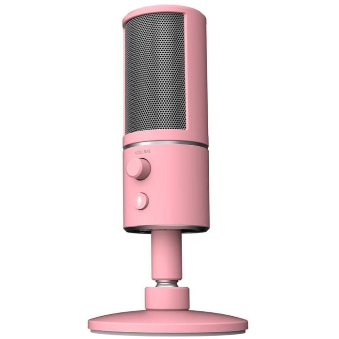 Микрофон проводной Razer Seiren X Quartz 2м розовый - фото 51416963 Микрофон проводной Razer Seiren X Quartz 2м розовый - фото 51416963