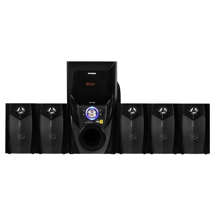 Микросистема Hyundai H-HA540 черный 150Вт FM USB BT SD/MMC/MS - фото 51417001 Микросистема Hyundai H-HA540 черный 150Вт FM USB BT SD/MMC/MS - фото 51417001