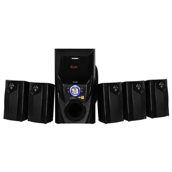 Микросистема Hyundai H-HA540 черный 150Вт FM USB BT SD/MMC/MS - фото 51417002 Микросистема Hyundai H-HA540 черный 150Вт FM USB BT SD/MMC/MS - фото 51417002