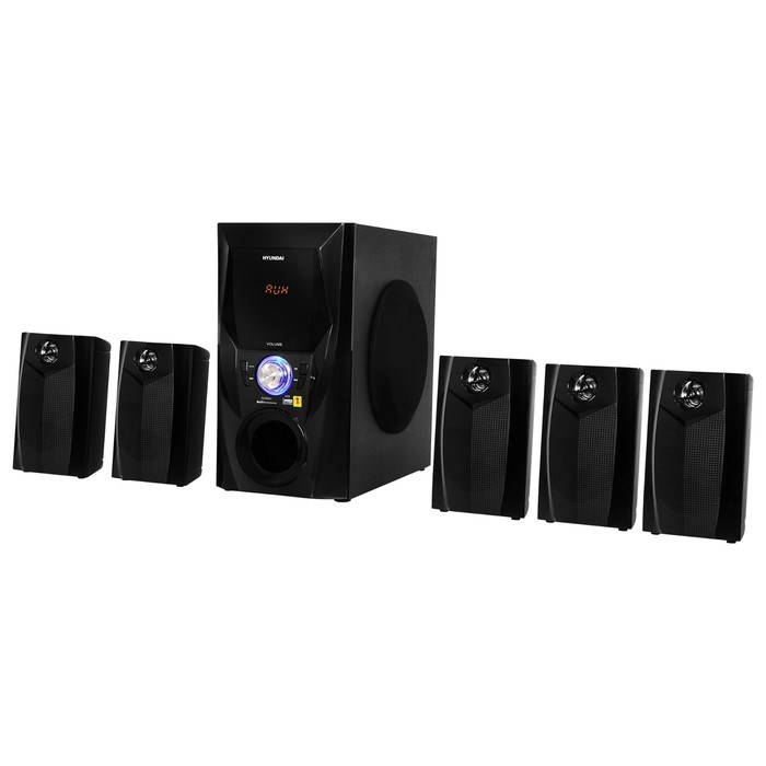 Микросистема Hyundai H-HA540 черный 150Вт FM USB BT SD/MMC/MS - фото 51417003 Микросистема Hyundai H-HA540 черный 150Вт FM USB BT SD/MMC/MS - фото 51417003