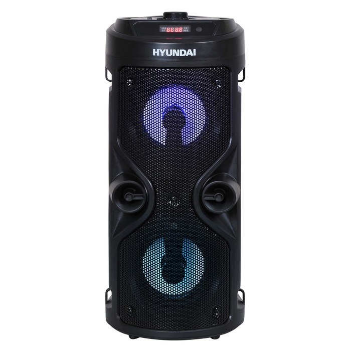 Минисистема Hyundai H-MC150 черный 50Вт FM USB BT SD/MMC - фото 51417029