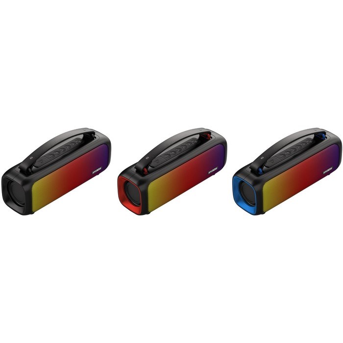 Колонка порт. Hyundai H-PS1020 черный 16W 2.0 BT 10м 1500mAh - фото 51417378 Колонка порт. Hyundai H-PS1020 черный 16W 2.0 BT 10м 1500mAh - фото 51417378