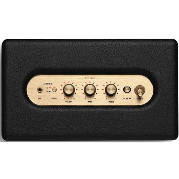 Колонка порт. Marshall Acton III черный/золотистый 60W 2.1 BT/3.5Jack 10м - фото 51417415 Колонка порт. Marshall Acton III черный/золотистый 60W 2.1 BT/3.5Jack 10м - фото 51417415