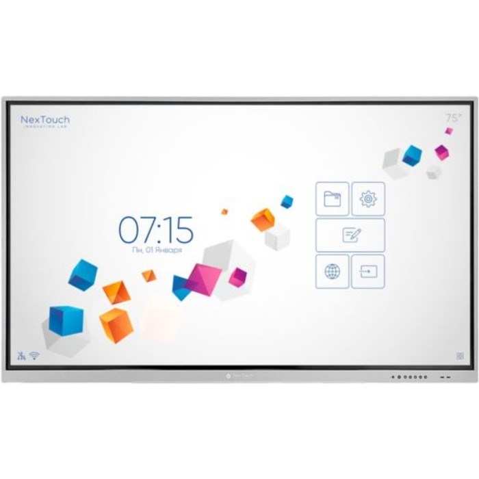Интерактивная панель NexTouch Nextpanel 75 IFPCV1INT75 75"IR Android 8.0 4K (3840x2160) WiF - фото 51417444 Интерактивная панель NexTouch Nextpanel 75 IFPCV1INT75 75"IR Android 8.0 4K (3840x2160) WiF - фото 51417444