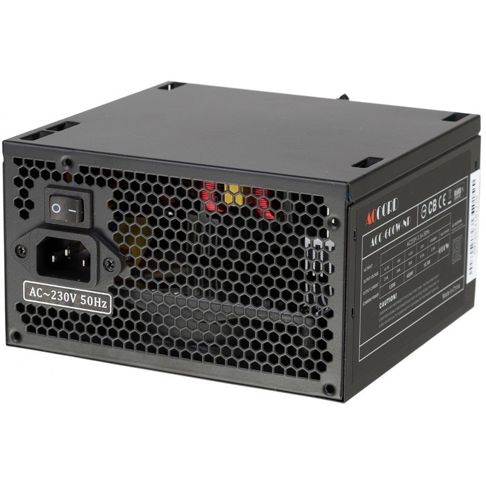 Блок питания Accord ATX 650W ACC-650W-NP (24+4+4pin) 120mm fan 4xSATA - фото 51417822 Блок питания Accord ATX 650W ACC-650W-NP (24+4+4pin) 120mm fan 4xSATA - фото 51417822