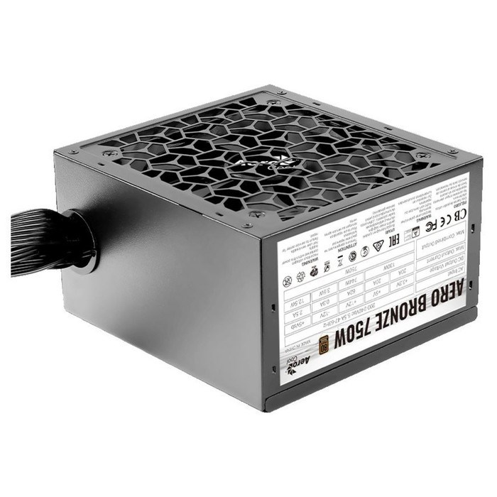 Блок питания Aerocool ATX 750W AERO BRONZE 80+ bronze 24+2x(4+4) pin APFC 120mm fan 6xSATA R 10044 - фото 51417894 Блок питания Aerocool ATX 750W AERO BRONZE 80+ bronze 24+2x(4+4) pin APFC 120mm fan 6xSATA R 10044 - фото 51417894