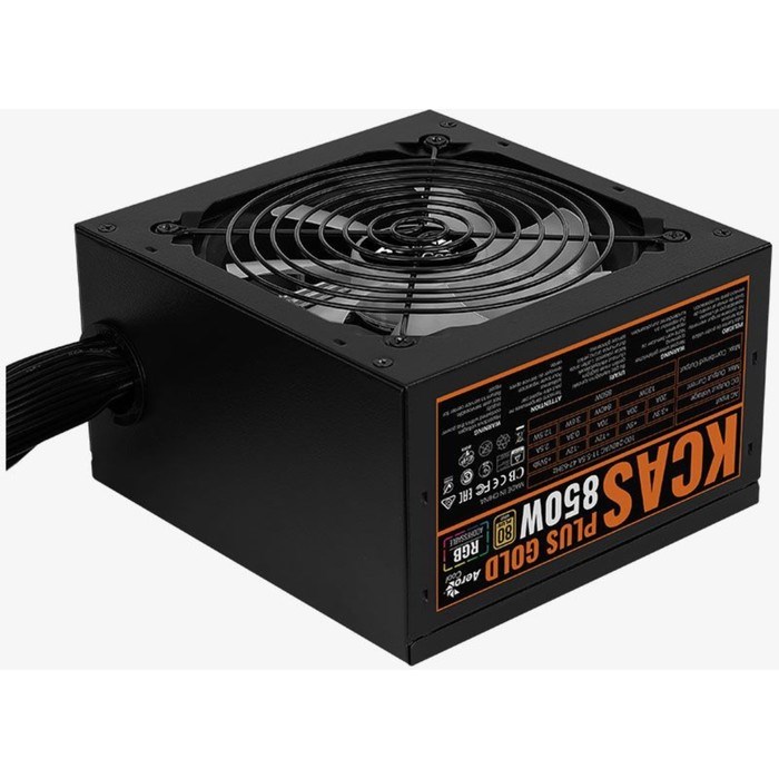 Блок питания Aerocool ATX 850W KCAS PLUS GOLD 850W ARGB 80+ gold 24+2x(4+4) pin APFC 120mm f 10044 - фото 51417909 Блок питания Aerocool ATX 850W KCAS PLUS GOLD 850W ARGB 80+ gold 24+2x(4+4) pin APFC 120mm f 10044 - фото 51417909