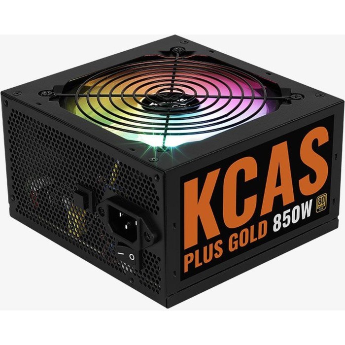 Блок питания Aerocool ATX 850W KCAS PLUS GOLD 850W ARGB 80+ gold 24+2x(4+4) pin APFC 120mm f 10044 - фото 51417913 Блок питания Aerocool ATX 850W KCAS PLUS GOLD 850W ARGB 80+ gold 24+2x(4+4) pin APFC 120mm f 10044 - фото 51417913
