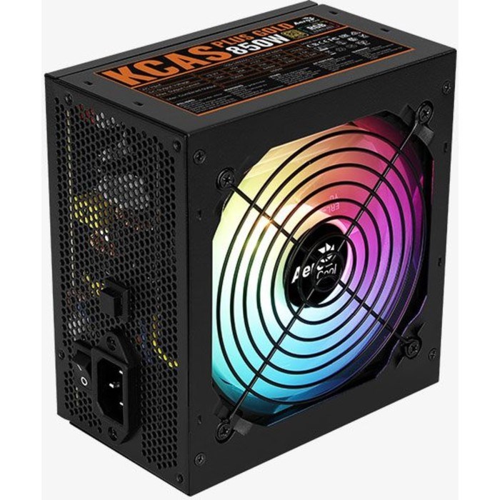 Блок питания Aerocool ATX 850W KCAS PLUS GOLD 850W ARGB 80+ gold 24+2x(4+4) pin APFC 120mm f 10044 - фото 51417914 Блок питания Aerocool ATX 850W KCAS PLUS GOLD 850W ARGB 80+ gold 24+2x(4+4) pin APFC 120mm f 10044 - фото 51417914
