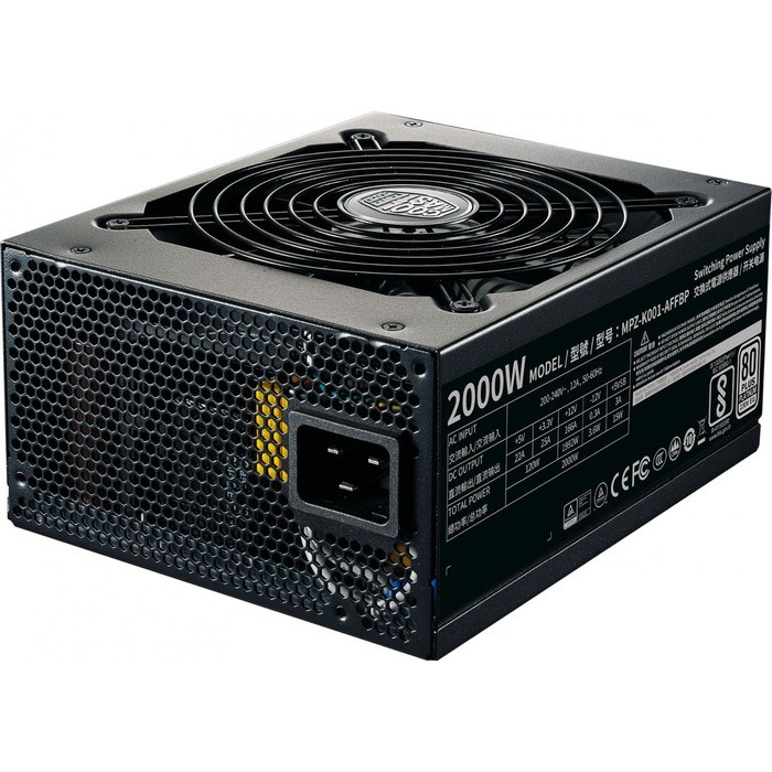 Блок питания Cooler Master ATX 2000W M2000 80+ platinum (24+8+4+4pin) APFC 135mm fan 12xSATA 10044 - фото 51417936 Блок питания Cooler Master ATX 2000W M2000 80+ platinum (24+8+4+4pin) APFC 135mm fan 12xSATA 10044 - фото 51417936