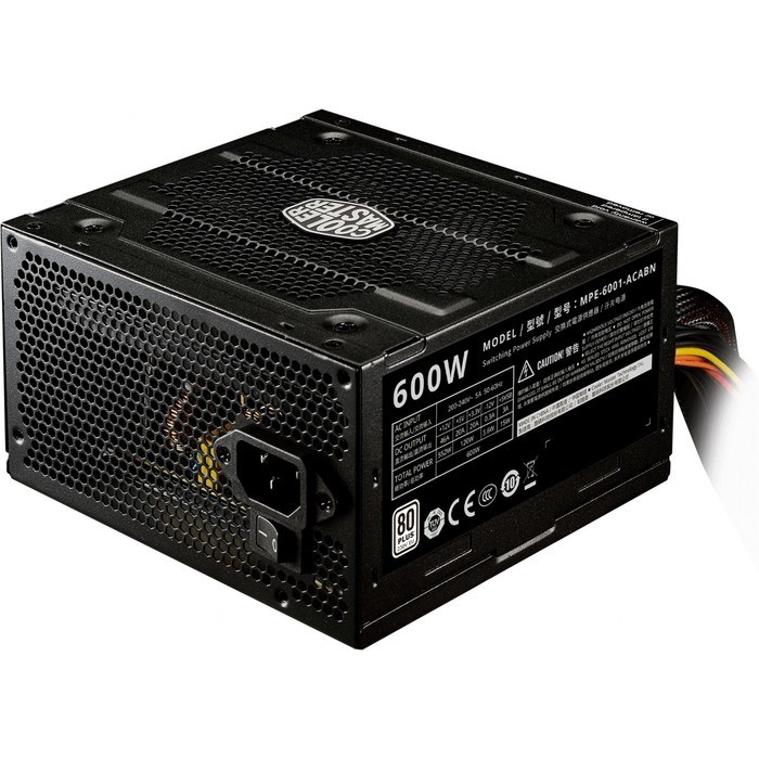 Блок питания Cooler Master ATX 600W Elite V4 80+ (24+4+4pin) APFC 120mm fan 5xSATA RTL - фото 51417947 Блок питания Cooler Master ATX 600W Elite V4 80+ (24+4+4pin) APFC 120mm fan 5xSATA RTL - фото 51417947