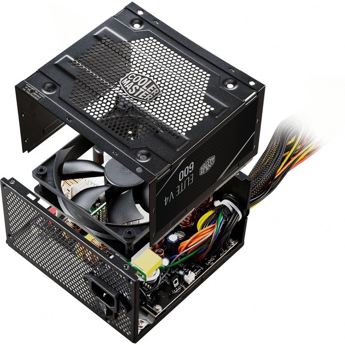 Блок питания Cooler Master ATX 600W Elite V4 80+ (24+4+4pin) APFC 120mm fan 5xSATA RTL - фото 51417951 Блок питания Cooler Master ATX 600W Elite V4 80+ (24+4+4pin) APFC 120mm fan 5xSATA RTL - фото 51417951
