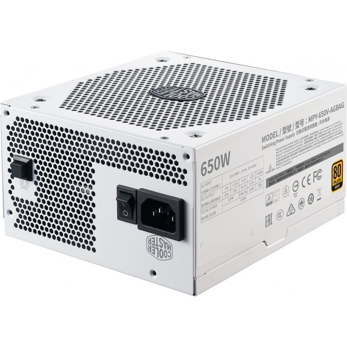 Блок питания Cooler Master ATX 650W V Gold V2 White Case 80+ gold (24+8+4+4pin) APFC 135mm f 10044 - фото 51417960 Блок питания Cooler Master ATX 650W V Gold V2 White Case 80+ gold (24+8+4+4pin) APFC 135mm f 10044 - фото 51417960