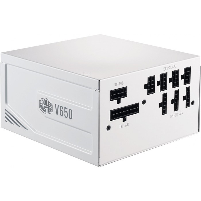 Блок питания Cooler Master ATX 650W V Gold V2 White Case 80+ gold (24+8+4+4pin) APFC 135mm f 10044 - фото 51417962 Блок питания Cooler Master ATX 650W V Gold V2 White Case 80+ gold (24+8+4+4pin) APFC 135mm f 10044 - фото 51417962