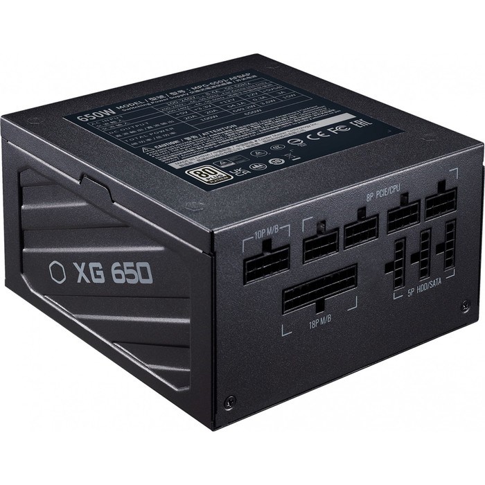 Блок питания Cooler Master ATX 650W XG650 80+ platinum (24+8+4+4pin) APFC 135mm fan 12xSATA   100444 - фото 51417975