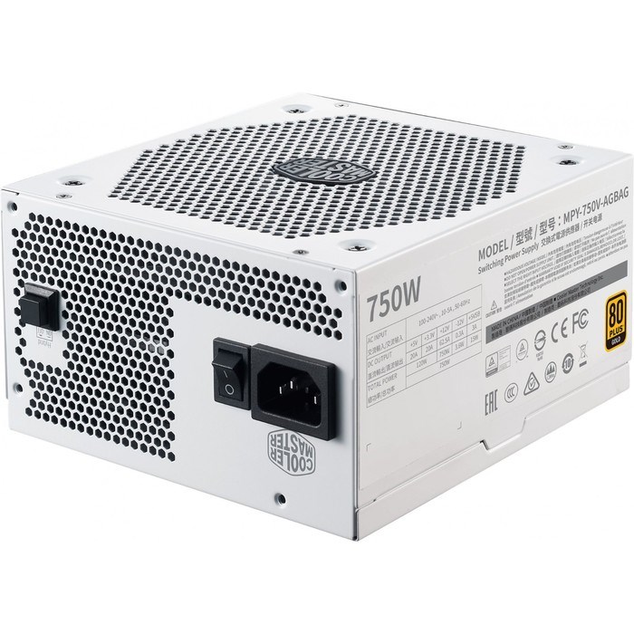 Блок питания Cooler Master ATX 750W V Gold V2 WHITE CASE 80+ gold (24+8+4+4pin) APFC 135mm f 10044 - фото 51417979 Блок питания Cooler Master ATX 750W V Gold V2 WHITE CASE 80+ gold (24+8+4+4pin) APFC 135mm f 10044 - фото 51417979