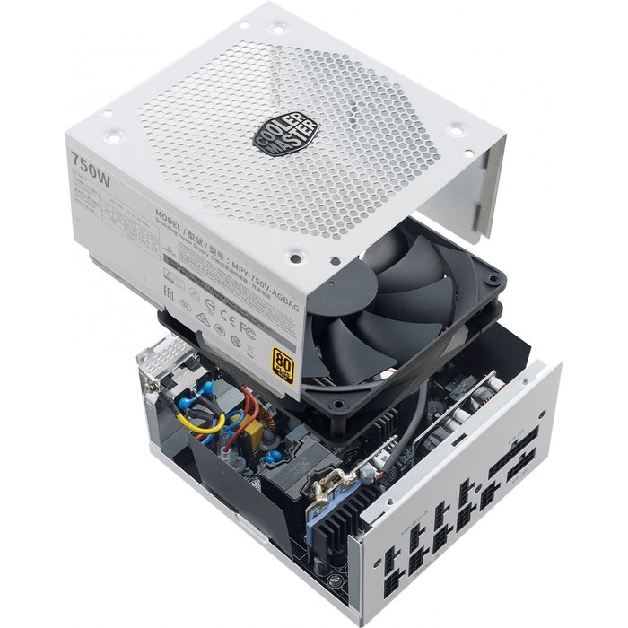 Блок питания Cooler Master ATX 750W V Gold V2 WHITE CASE 80+ gold (24+8+4+4pin) APFC 135mm f 10044 - фото 51417983 Блок питания Cooler Master ATX 750W V Gold V2 WHITE CASE 80+ gold (24+8+4+4pin) APFC 135mm f 10044 - фото 51417983