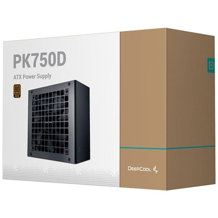 Блок питания Deepcool ATX 750W PK750D 80+ bronze 24+2x(4+4) pin APFC 120mm fan 8xSATA RTL - фото 51418059 Блок питания Deepcool ATX 750W PK750D 80+ bronze 24+2x(4+4) pin APFC 120mm fan 8xSATA RTL - фото 51418059