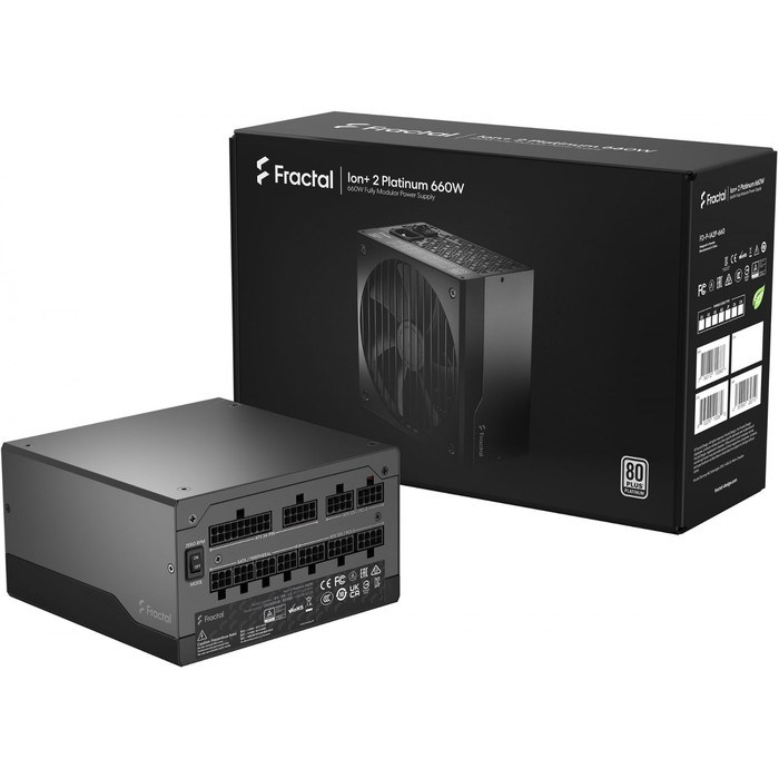 Блок питания Fractal Design ATX 650W ION+2 660 80+ platinum (24+4+4pin) APFC 140mm fan 10xSA 10044 - фото 51418116 Блок питания Fractal Design ATX 650W ION+2 660 80+ platinum (24+4+4pin) APFC 140mm fan 10xSA 10044 - фото 51418116