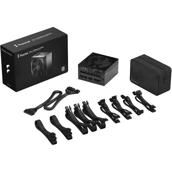 Блок питания Fractal Design ATX 850W ION+2 860 80+ platinum 24+2x(4+4) pin APFC 140mm fan 10 10044 - фото 51418142 Блок питания Fractal Design ATX 850W ION+2 860 80+ platinum 24+2x(4+4) pin APFC 140mm fan 10 10044 - фото 51418142