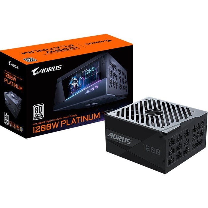 Блок питания Gigabyte ATX 1200W GP-AP1200PM 80+ platinum 24+2x(4+4) pin APFC 140mm fan 16xSA 10044 - фото 51418150 Блок питания Gigabyte ATX 1200W GP-AP1200PM 80+ platinum 24+2x(4+4) pin APFC 140mm fan 16xSA 10044 - фото 51418150