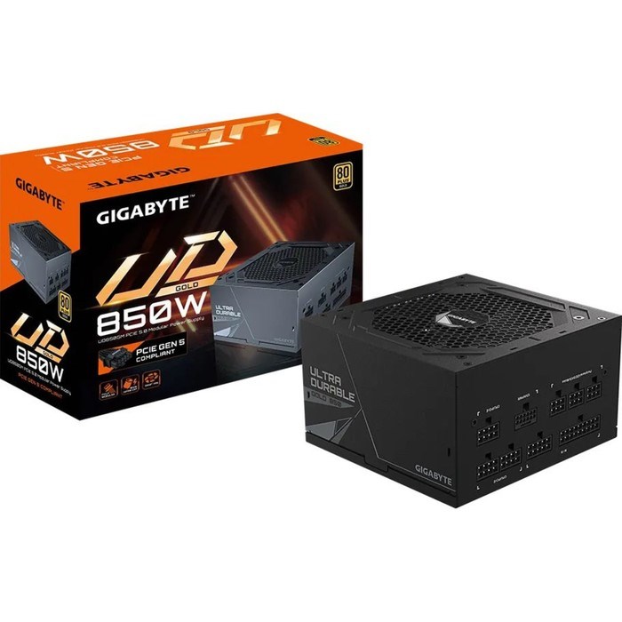 Блок питания Gigabyte ATX 850W GP-UD850GM PG5 Gen.5 80+ gold 24+2x(4+4) pin APFC 120mm fan 8 10044 - фото 51418156 Блок питания Gigabyte ATX 850W GP-UD850GM PG5 Gen.5 80+ gold 24+2x(4+4) pin APFC 120mm fan 8 10044 - фото 51418156