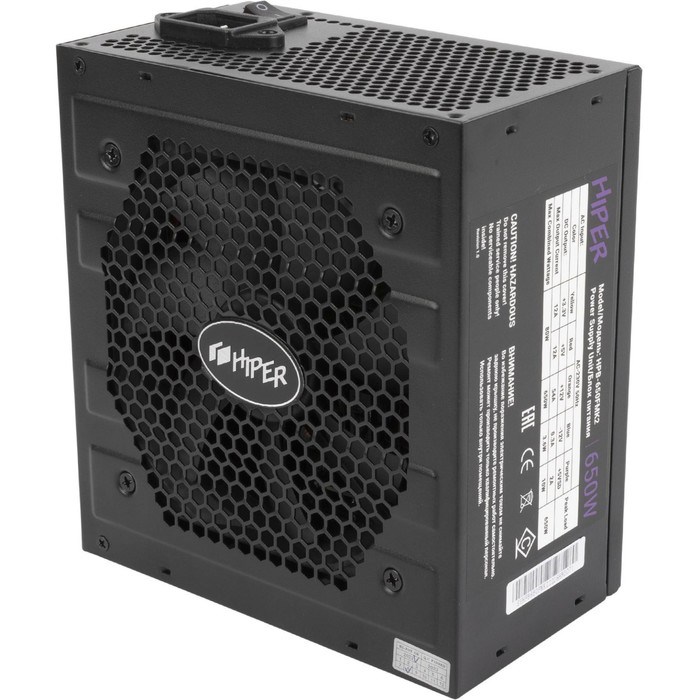 Блок питания Hiper ATX 650W HPB-650FMK2 80+ gold (24+4+4pin) APFC 120mm fan 6xSATA Cab Manag 10044 - фото 51418284 Блок питания Hiper ATX 650W HPB-650FMK2 80+ gold (24+4+4pin) APFC 120mm fan 6xSATA Cab Manag 10044 - фото 51418284