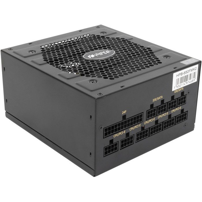 Блок питания Hiper ATX 650W HPB-650FMK2 80+ gold (24+4+4pin) APFC 120mm fan 6xSATA Cab Manag 10044 - фото 51418285 Блок питания Hiper ATX 650W HPB-650FMK2 80+ gold (24+4+4pin) APFC 120mm fan 6xSATA Cab Manag 10044 - фото 51418285
