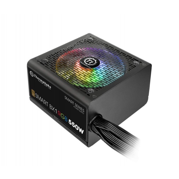 Блок питания Thermaltake ATX 550W Smart BX1 RGB 80+ bronze (24+4+4pin) APFC 120mm fan color 100445 - фото 51418329 Блок питания Thermaltake ATX 550W Smart BX1 RGB 80+ bronze (24+4+4pin) APFC 120mm fan color 100445 - фото 51418329