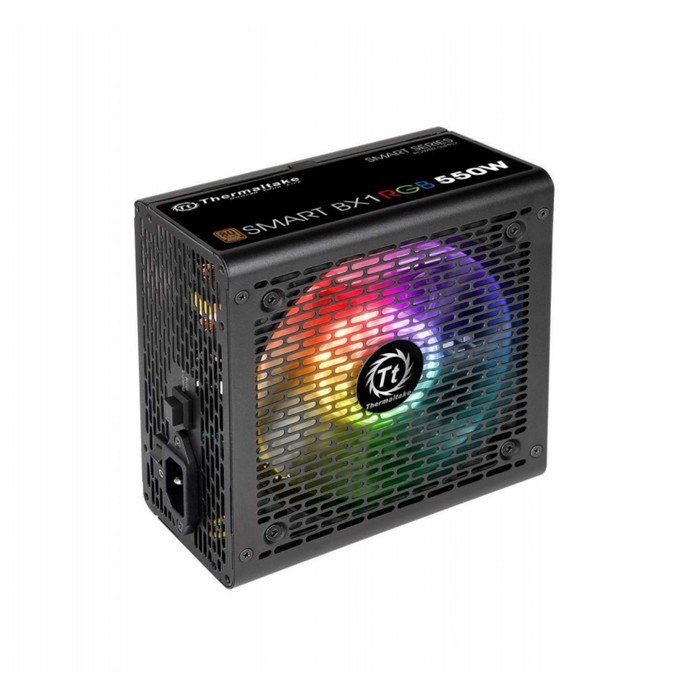 Блок питания Thermaltake ATX 550W Smart BX1 RGB 80+ bronze (24+4+4pin) APFC 120mm fan color 100445 - фото 51418330 Блок питания Thermaltake ATX 550W Smart BX1 RGB 80+ bronze (24+4+4pin) APFC 120mm fan color 100445 - фото 51418330