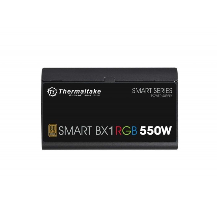 Блок питания Thermaltake ATX 550W Smart BX1 RGB 80+ bronze (24+4+4pin) APFC 120mm fan color 100445 - фото 51418336 Блок питания Thermaltake ATX 550W Smart BX1 RGB 80+ bronze (24+4+4pin) APFC 120mm fan color 100445 - фото 51418336