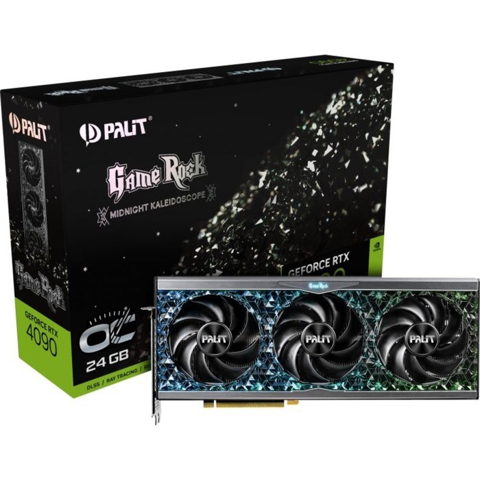 Видеокарта Palit PCI-E 4.0 PA-RTX4090 GAMEROCK OC NVIDIA GeForce RTX 4090 24576Mb 384 GDDR6X 10044 - фото 51418492 Видеокарта Palit PCI-E 4.0 PA-RTX4090 GAMEROCK OC NVIDIA GeForce RTX 4090 24576Mb 384 GDDR6X 10044 - фото 51418492