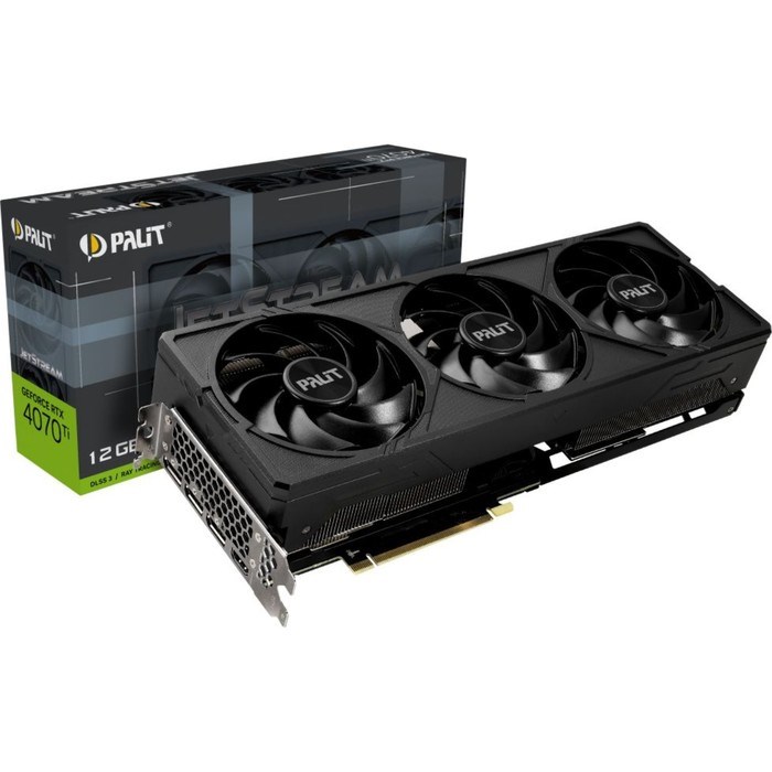 Видеокарта Palit PCI-E 4.0 RTX4070Ti JETSTREAM NVIDIA GeForce RTX 4070TI 12288Mb 192 GDDR6X 100445 - фото 51418544 Видеокарта Palit PCI-E 4.0 RTX4070Ti JETSTREAM NVIDIA GeForce RTX 4070TI 12288Mb 192 GDDR6X 100445 - фото 51418544
