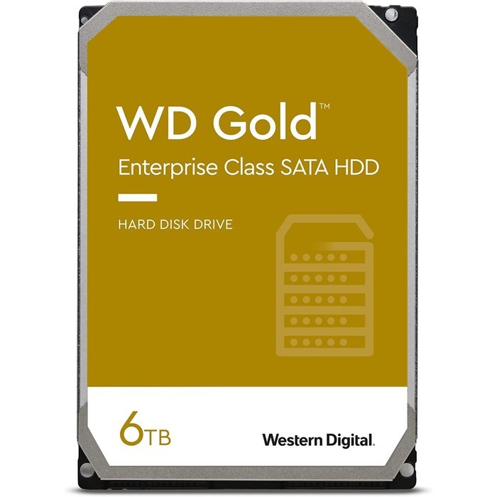 Жесткий диск WD SATA-III 6TB WD6003FRYZ Server Gold (7200rpm) 256Mb 3.5" - фото 51418562 Жесткий диск WD SATA-III 6TB WD6003FRYZ Server Gold (7200rpm) 256Mb 3.5" - фото 51418562
